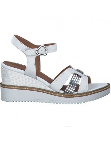 TAMARIS WOMEN SANDALS MATERIAL MIX OF LEATHER AND ECO LEATHER