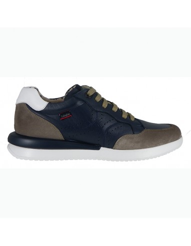 CALLAGHAN MEN CASUAL LEATHER SNEAKER BLUE