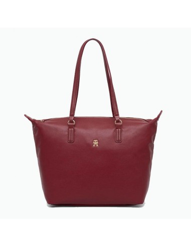 TOMMY HILFIGER POPPY PLUS TOTE ROUGE ECO LEATHER