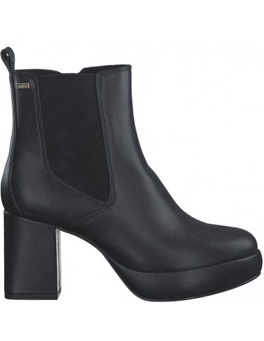 S.OLIVER WOMEN ECO LEATHER BOOTIENS BLACK NAPPA