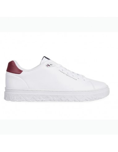 TOMMY HILFIGER MEN SNEAKER COURT THICK CUPSOLE LEATHER