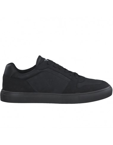 S.OLIVER MEN SNEAKERS BLACK  ECO LEATHER