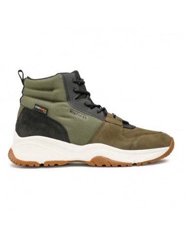 TOMMY HILFIGER OUTDOOR LEATHER BOOT CORDURA
