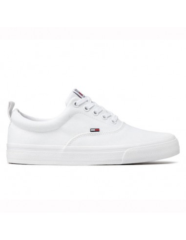 TOMMY HILFIGER CLASSIC SNEAKER FABRIC WHITE